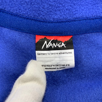 【中古美品】【メンズ】 N2530-1P111A 25AW AIR WARM FLEECE TOPS エア ウォーム フリース トップス 長袖 144-251210-cs-09-izu サイズ：L カラー：ブルー 万代Net店