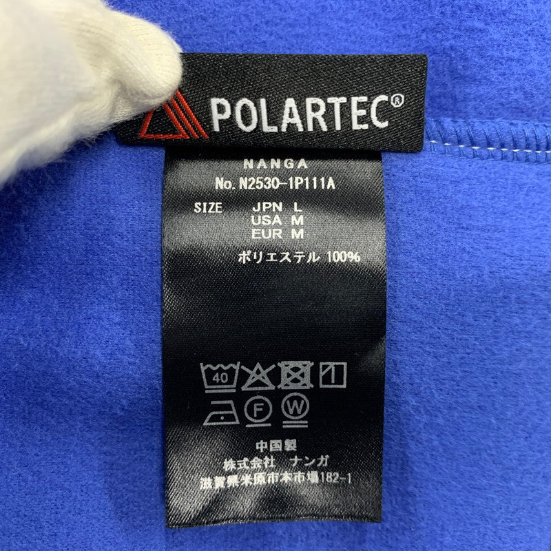 【中古美品】【メンズ】 N2530-1P111A 25AW AIR WARM FLEECE TOPS エア ウォーム フリース トップス 長袖 144-251210-cs-09-izu サイズ：L カラー：ブルー 万代Net店