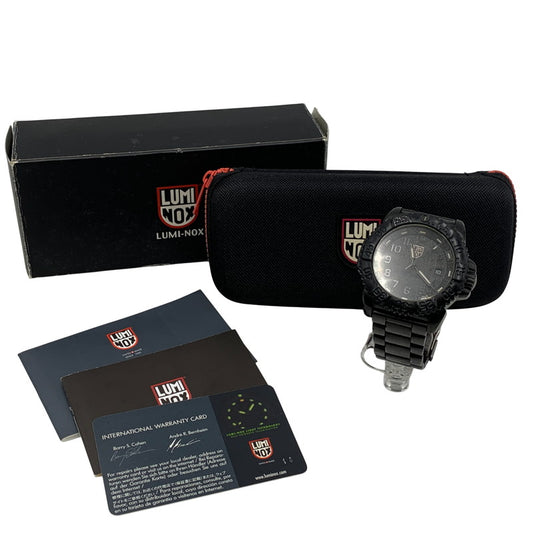 【中古品】【メンズ/レディース】 LUMINOX ルミノックス SERIES シリーズ 3150 QUARTZ WATCH クオーツ ウォッチ 腕時計 197-251210-cs-07-izu カラー：ブラック 万代Net店