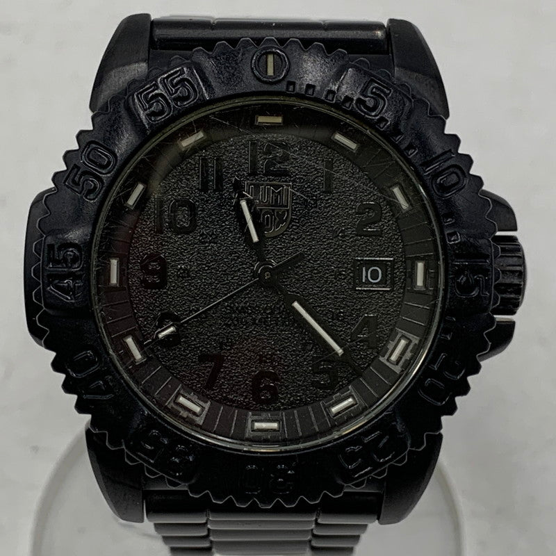 【中古品】【メンズ/レディース】 LUMINOX ルミノックス SERIES シリーズ 3150 QUARTZ WATCH クオーツ ウォッチ 腕時計 197-251210-cs-07-izu カラー：ブラック 万代Net店