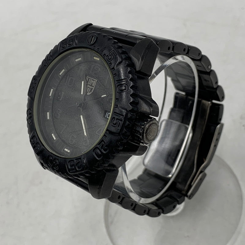 【中古品】【メンズ/レディース】 LUMINOX ルミノックス SERIES シリーズ 3150 QUARTZ WATCH クオーツ ウォッチ 腕時計 197-251210-cs-07-izu カラー：ブラック 万代Net店
