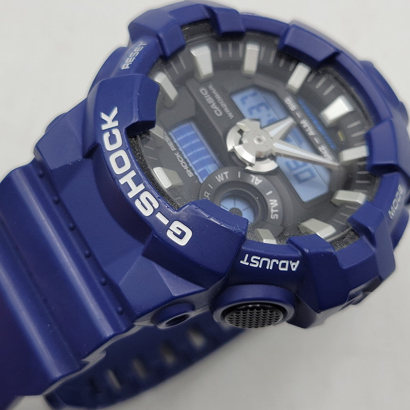 【中古品】【メンズ/レディース】 G-SHOCK ジーショック ANALOG-DIGITAL GA-700 アナログ デジタル 腕時計 196-251221-as-28-izu カラー：ブルー×ブラック 万代Net店