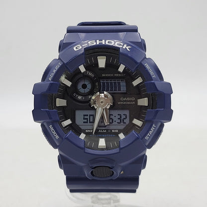 【中古品】【メンズ/レディース】 G-SHOCK ジーショック ANALOG-DIGITAL GA-700 アナログ デジタル 腕時計 196-251221-as-28-izu カラー：ブルー×ブラック 万代Net店