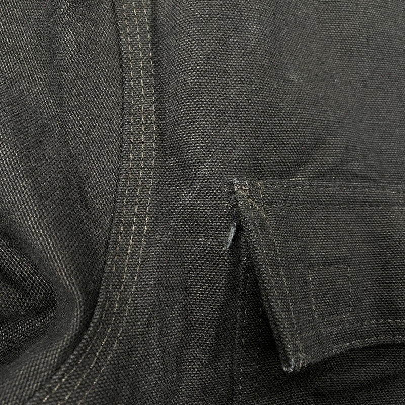 【中古品】【メンズ】 Carhartt カーハート C003 BLK メキシコ製 COMPANY LOGO DUCK TRADITIONAL COAT カンパニー ロゴ ダック トラディショナルコート アウター 長袖 146-251214-hk-04-izu サイズ：L カラー：ブラック 万代Net店