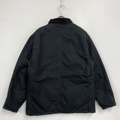 【中古品】【メンズ】 Carhartt カーハート C003 BLK メキシコ製 COMPANY LOGO DUCK TRADITIONAL COAT カンパニー ロゴ ダック トラディショナルコート アウター 長袖 146-251214-hk-04-izu サイズ：L カラー：ブラック 万代Net店