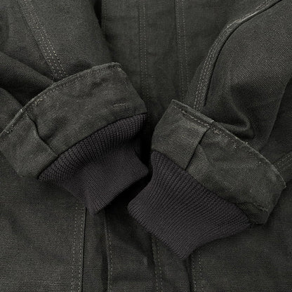 【中古品】【メンズ】 Carhartt カーハート C003 BLK メキシコ製 COMPANY LOGO DUCK TRADITIONAL COAT カンパニー ロゴ ダック トラディショナルコート アウター 長袖 146-251214-hk-04-izu サイズ：L カラー：ブラック 万代Net店