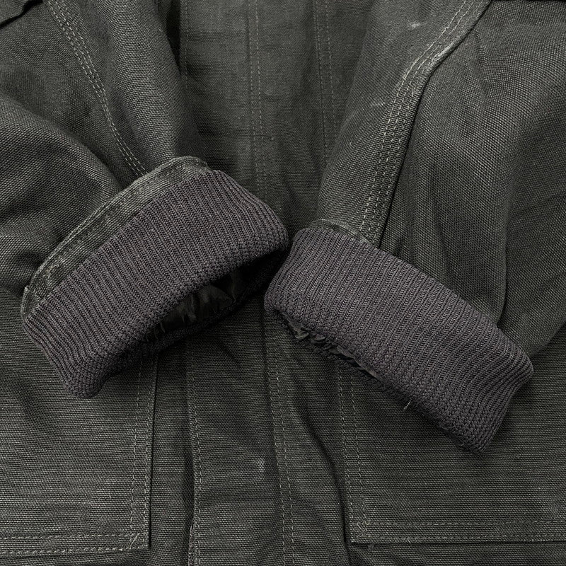 【中古品】【メンズ】 Carhartt カーハート C003 BLK メキシコ製 COMPANY LOGO DUCK TRADITIONAL COAT カンパニー ロゴ ダック トラディショナルコート アウター 長袖 146-251214-hk-04-izu サイズ：L カラー：ブラック 万代Net店