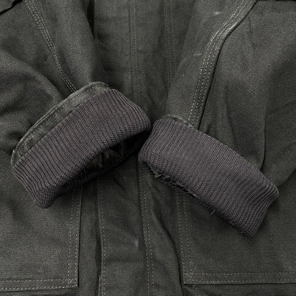 【中古品】【メンズ】 Carhartt カーハート C003 BLK メキシコ製 COMPANY LOGO DUCK TRADITIONAL COAT カンパニー ロゴ ダック トラディショナルコート アウター 長袖 146-251214-hk-04-izu サイズ：L カラー：ブラック 万代Net店