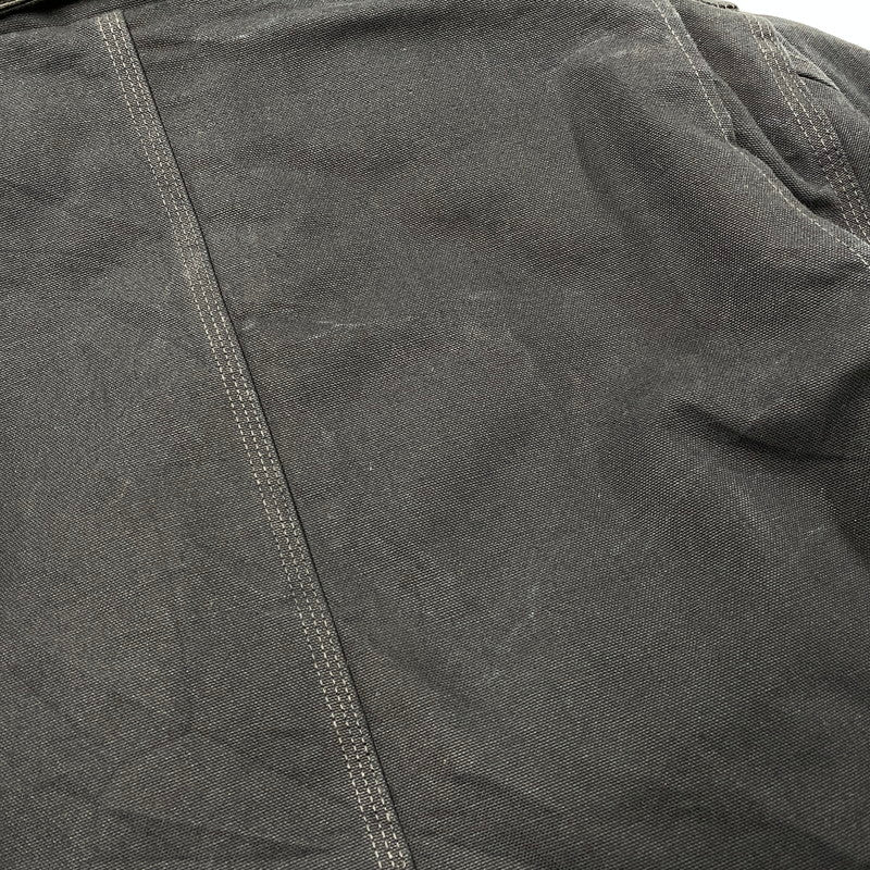 【中古品】【メンズ】 Carhartt カーハート C003 BLK メキシコ製 COMPANY LOGO DUCK TRADITIONAL COAT カンパニー ロゴ ダック トラディショナルコート アウター 長袖 146-251214-hk-04-izu サイズ：L カラー：ブラック 万代Net店