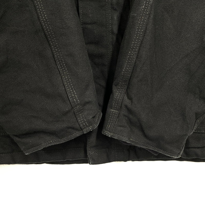 【中古品】【メンズ】 Carhartt カーハート C003 BLK メキシコ製 COMPANY LOGO DUCK TRADITIONAL COAT カンパニー ロゴ ダック トラディショナルコート アウター 長袖 146-251214-hk-04-izu サイズ：L カラー：ブラック 万代Net店