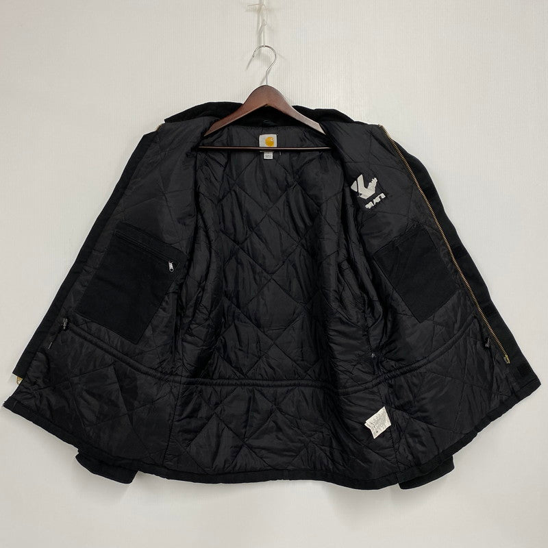 【中古品】【メンズ】 Carhartt カーハート C003 BLK メキシコ製 COMPANY LOGO DUCK TRADITIONAL COAT カンパニー ロゴ ダック トラディショナルコート アウター 長袖 146-251214-hk-04-izu サイズ：L カラー：ブラック 万代Net店