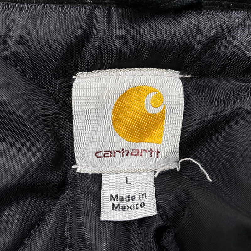 【中古品】【メンズ】 Carhartt カーハート C003 BLK メキシコ製 COMPANY LOGO DUCK TRADITIONAL COAT カンパニー ロゴ ダック トラディショナルコート アウター 長袖 146-251214-hk-04-izu サイズ：L カラー：ブラック 万代Net店