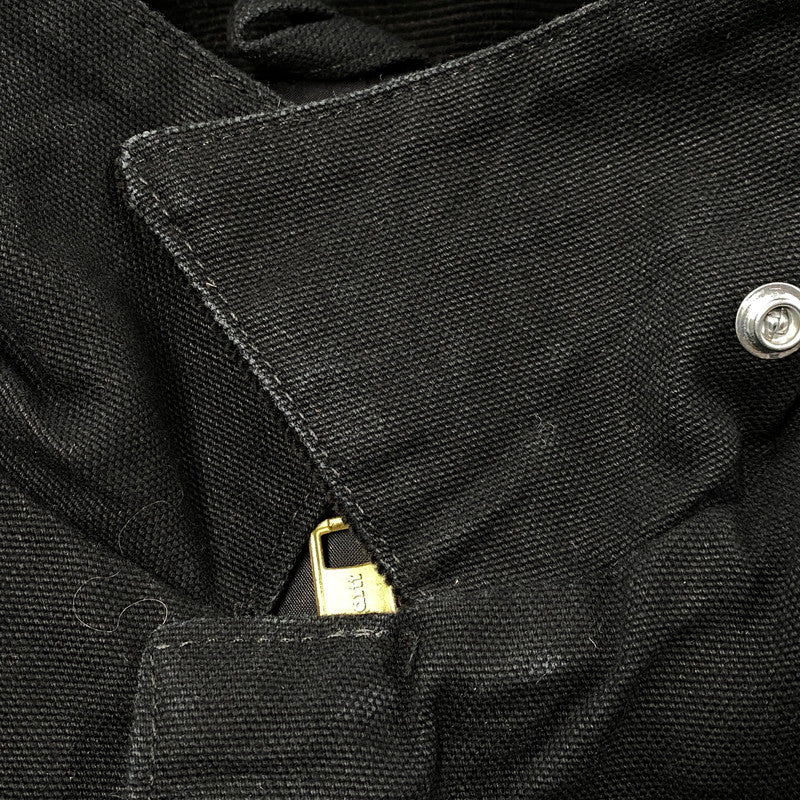 【中古品】【メンズ】 Carhartt カーハート C003 BLK メキシコ製 COMPANY LOGO DUCK TRADITIONAL COAT カンパニー ロゴ ダック トラディショナルコート アウター 長袖 146-251214-hk-04-izu サイズ：L カラー：ブラック 万代Net店