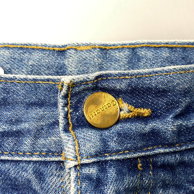 【中古品】【メンズ】 Carhartt カーハート DOUBLE KNEE PAINTER DENIM PANTS ダブル ニー ペインター デニム パンツ ボトムス ズボン 157-251210-cs-11-izu サイズ：不明 カラー：インディゴ 万代Net店