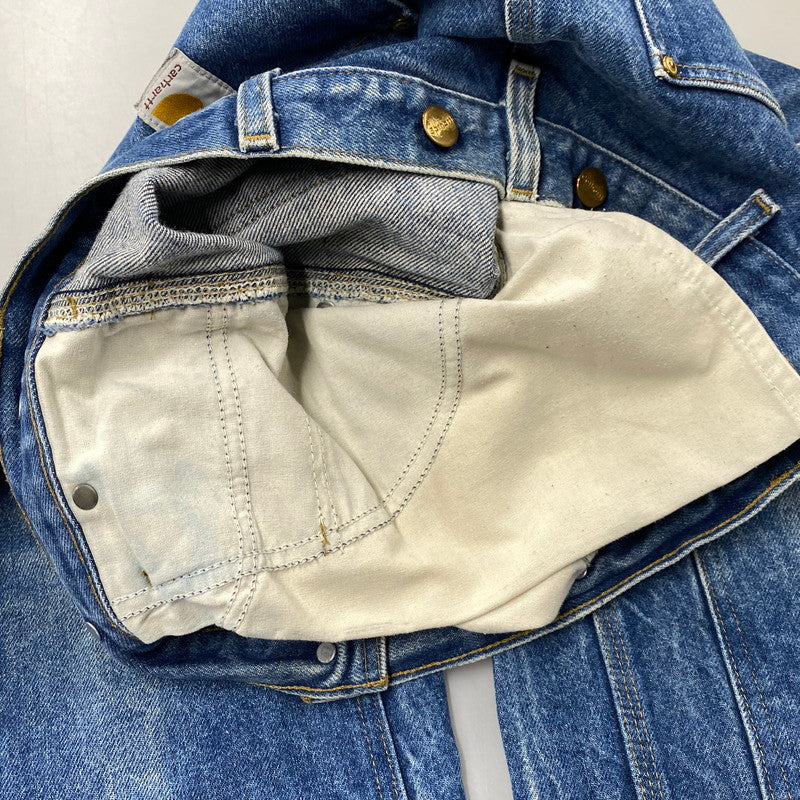 【中古品】【メンズ】 Carhartt カーハート DOUBLE KNEE PAINTER DENIM PANTS ダブル ニー ペインター デニム パンツ ボトムス ズボン 157-251210-cs-11-izu サイズ：不明 カラー：インディゴ 万代Net店