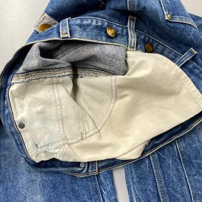 【中古品】【メンズ】 Carhartt カーハート DOUBLE KNEE PAINTER DENIM PANTS ダブル ニー ペインター デニム パンツ ボトムス ズボン 157-251210-cs-11-izu サイズ：不明 カラー：インディゴ 万代Net店