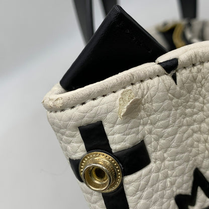 【中古品】【レディース】 CASTELBAJAC カステルバジャック MONOGRAM HAND BAG モノグラム ハンドバッグ カバン 鞄 188-251218-kh-03-izu カラー：ホワイト 万代Net店