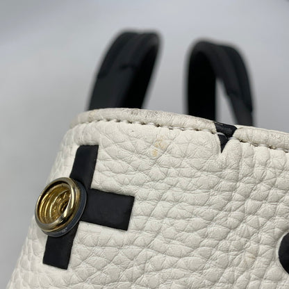 【中古品】【レディース】 CASTELBAJAC カステルバジャック MONOGRAM HAND BAG モノグラム ハンドバッグ カバン 鞄 188-251218-kh-03-izu カラー：ホワイト 万代Net店