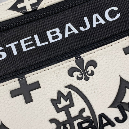 【中古品】【レディース】 CASTELBAJAC カステルバジャック MONOGRAM HAND BAG モノグラム ハンドバッグ カバン 鞄 188-251218-kh-03-izu カラー：ホワイト 万代Net店