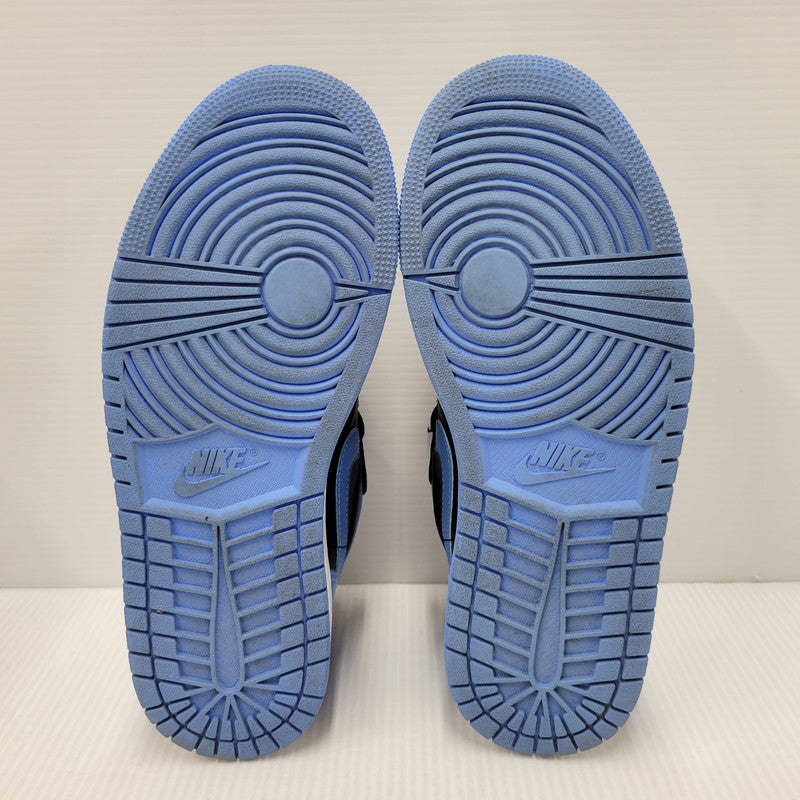 【中古品】【メンズ/レディース】 NIKE ナイキ AIR JORDAN 1 LOW 553558-041 エア ジョーダン 1 ロー スニーカー シューズ 靴 160-251218-as-02-izu サイズ：26cm カラー：BLACK/BLACK-UNIVERSITY BLUE 万代Net店