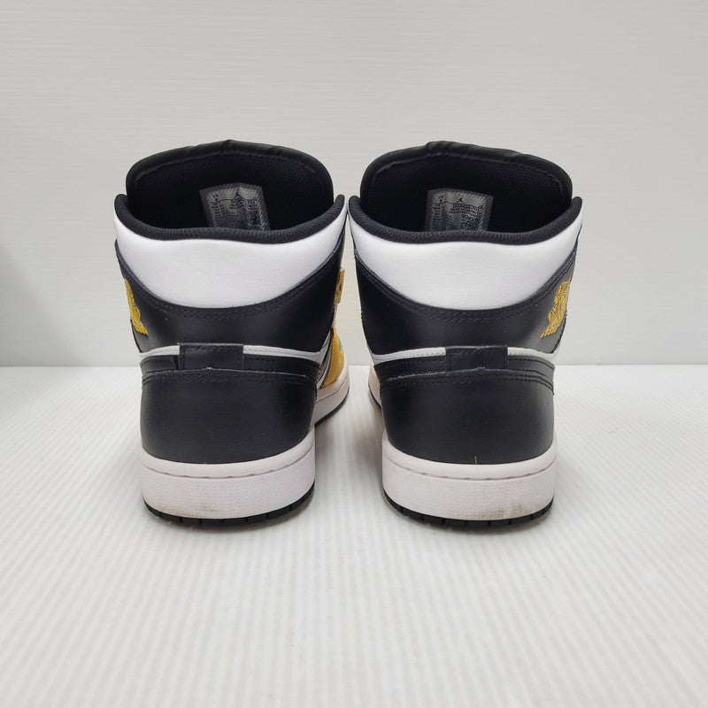 【中古品】【メンズ/レディース】 NIKE ナイキ AIR JORDAN 1 MID DQ8426-701 エア ジョーダン 1 ミッド スニーカー シューズ 靴 160-251218-as-03-izu サイズ：26cm カラー：YELLOW OCHRE/BLACK-WHITE 万代Net店