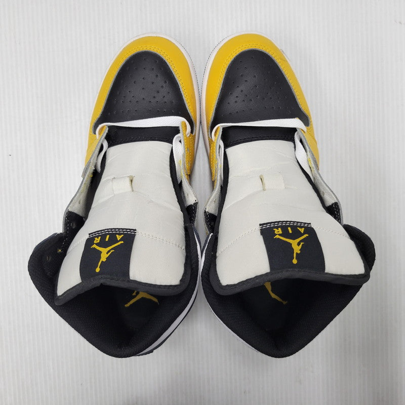 【中古品】【メンズ/レディース】 NIKE ナイキ AIR JORDAN 1 MID DQ8426-701 エア ジョーダン 1 ミッド スニーカー シューズ 靴 160-251218-as-03-izu サイズ：26cm カラー：YELLOW OCHRE/BLACK-WHITE 万代Net店