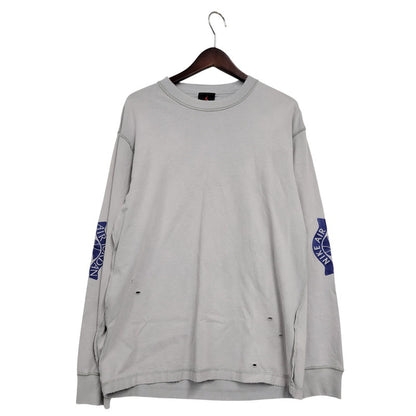 【中古品】【メンズ】 NIKE JORDAN ナイキ ジョーダン RARE AIR WSH 85 L/S TEE IB3134-077 レア エア WSH 85 ロングスリーブ Tシャツ 長袖 トップス 148-251216-as-11-izu サイズ：S カラー：グレー 万代Net店