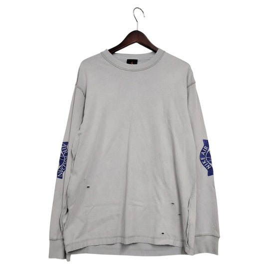 【中古品】【メンズ】 NIKE JORDAN ナイキ ジョーダン RARE AIR WSH 85 L/S TEE IB3134-077 レア エア WSH 85 ロングスリーブ Tシャツ 長袖 トップス 148-251216-as-11-izu サイズ：S カラー：グレー 万代Net店