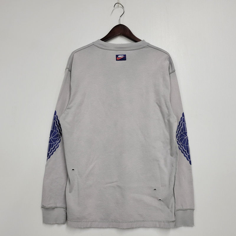 【中古品】【メンズ】 NIKE JORDAN ナイキ ジョーダン RARE AIR WSH 85 L/S TEE IB3134-077 レア エア WSH 85 ロングスリーブ Tシャツ 長袖 トップス 148-251216-as-11-izu サイズ：S カラー：グレー 万代Net店