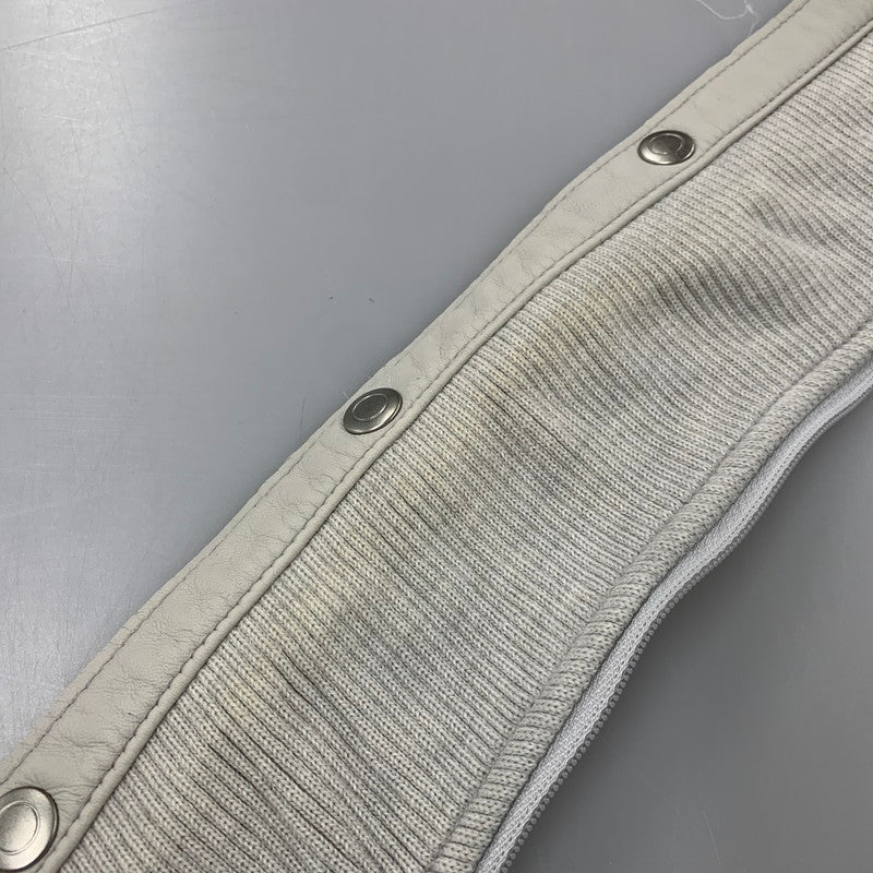 【中古品】【メンズ】 BARASSI バラッシ 1150-3082 MESH LAMB メッシュラム LEATHER SINGLE RIDERS JACKET レザー シングルライダースジャケッ トップス アウター 147-251218-ya-16-izu サイズ：46 カラー：グレー 万代Net店