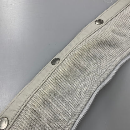 【中古品】【メンズ】 BARASSI バラッシ 1150-3082 MESH LAMB メッシュラム LEATHER SINGLE RIDERS JACKET レザー シングルライダースジャケッ トップス アウター 147-251218-ya-16-izu サイズ：46 カラー：グレー 万代Net店