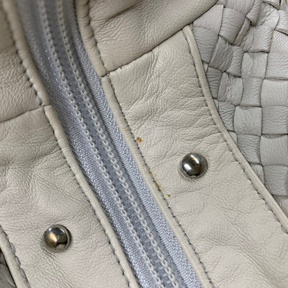 【中古品】【メンズ】 BARASSI バラッシ 1150-3082 MESH LAMB メッシュラム LEATHER SINGLE RIDERS JACKET レザー シングルライダースジャケッ トップス アウター 147-251218-ya-16-izu サイズ：46 カラー：グレー 万代Net店