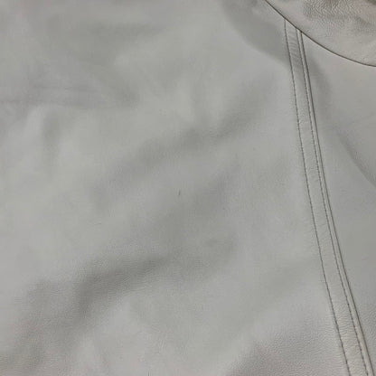 【中古品】【メンズ】 BARASSI バラッシ 1150-3082 MESH LAMB メッシュラム LEATHER SINGLE RIDERS JACKET レザー シングルライダースジャケッ トップス アウター 147-251218-ya-16-izu サイズ：46 カラー：グレー 万代Net店