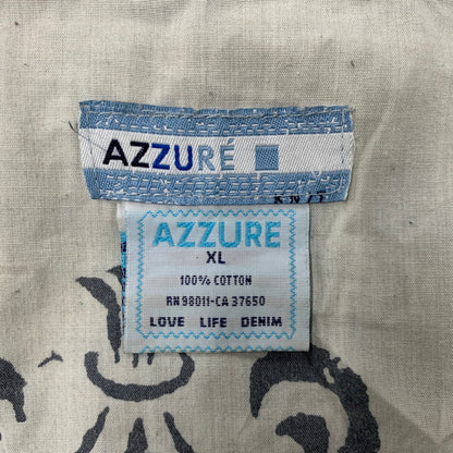 【中古品】【メンズ】 AZZURE アズール DENIM COVERALLS デニム カバーオール ジャケット アウター 146-251218-as-06-izu サイズ：XL カラー：インディゴ 万代Net店
