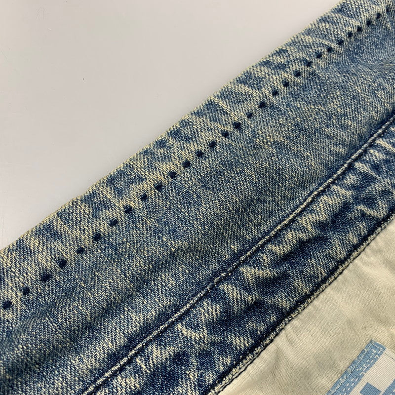 【中古品】【メンズ】 AZZURE アズール DENIM COVERALLS デニム カバーオール ジャケット アウター 146-251218-as-06-izu サイズ：XL カラー：インディゴ 万代Net店