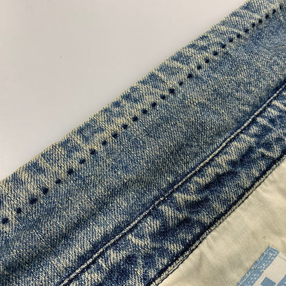 【中古品】【メンズ】 AZZURE アズール DENIM COVERALLS デニム カバーオール ジャケット アウター 146-251218-as-06-izu サイズ：XL カラー：インディゴ 万代Net店