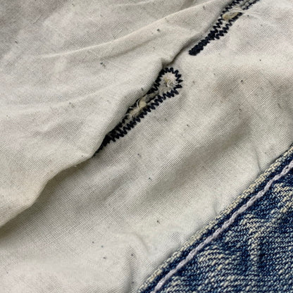 【中古品】【メンズ】 AZZURE アズール DENIM COVERALLS デニム カバーオール ジャケット アウター 146-251218-as-06-izu サイズ：XL カラー：インディゴ 万代Net店