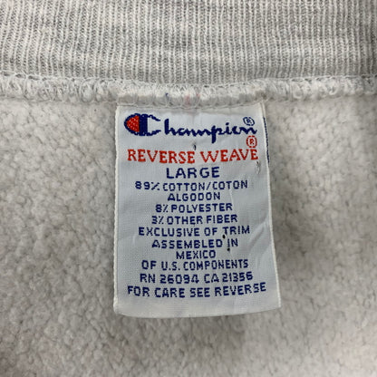【中古品】【メンズ】 Champion チャンピオン REVERSE WEAVE SWEATSHIRT GW UNIVERSITY リバースウィーブ スウェットシャツ メキシコ製 刺繍タグ トレーナー 長袖 トップス 146-251212-as-14-izu サイズ：L カラー：グレー 万代Net店