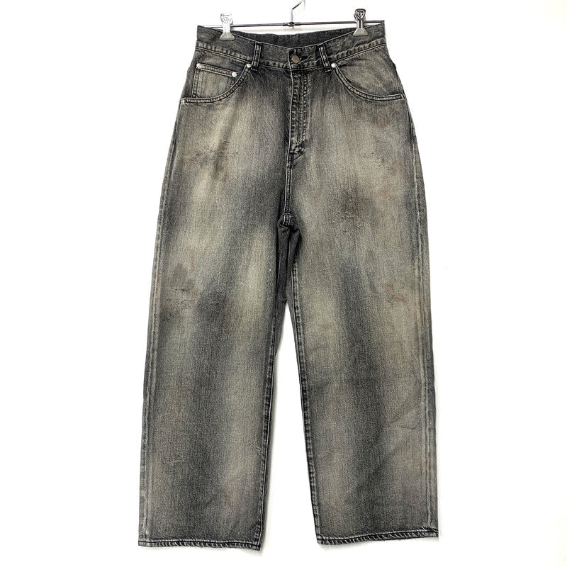 【中古品】【メンズ】 ANCELLM アンセルム #01 AGING01 DENIM PANTS ANC-PT93-A デニムパンツ ジーンズ ボトムス 151-251212-as-04-izu サイズ：1 カラー：ブラック 万代Net店
