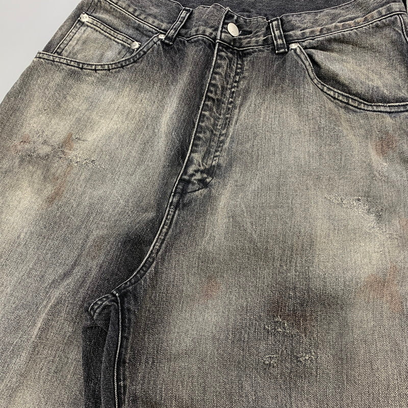 【中古品】【メンズ】 ANCELLM アンセルム #01 AGING01 DENIM PANTS ANC-PT93-A デニムパンツ ジーンズ ボトムス 151-251212-as-04-izu サイズ：1 カラー：ブラック 万代Net店