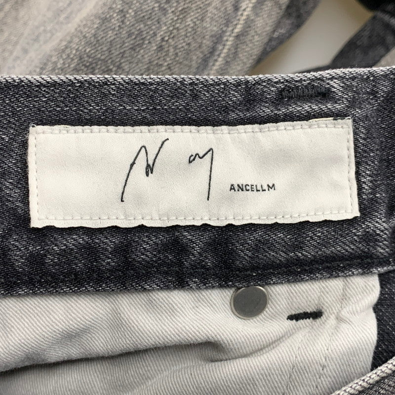 【中古品】【メンズ】 ANCELLM アンセルム #01 AGING01 DENIM PANTS ANC-PT93-A デニムパンツ ジーンズ ボトムス 151-251212-as-04-izu サイズ：1 カラー：ブラック 万代Net店