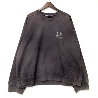 【中古品】【メンズ】 ANCELLM アンセルム BRIDGE SWEAT SHIRT ANC-CT115 ブリッジスウェットシャツ トレーナー 長袖 トップス 140-251212-as-03-izu サイズ：2 カラー：ブラック 万代Net店