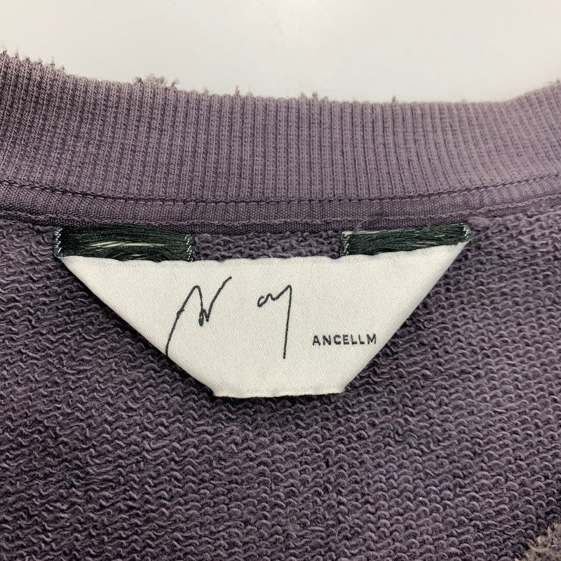 【中古品】【メンズ】 ANCELLM アンセルム BRIDGE SWEAT SHIRT ANC-CT115 ブリッジスウェットシャツ トレーナー 長袖 トップス 140-251212-as-03-izu サイズ：2 カラー：ブラック 万代Net店