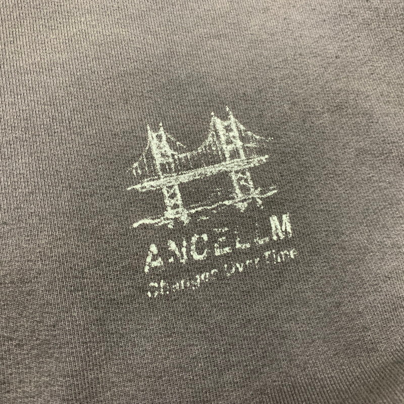 【中古品】【メンズ】 ANCELLM アンセルム BRIDGE SWEAT SHIRT ANC-CT115 ブリッジスウェットシャツ トレーナー 長袖 トップス 140-251212-as-03-izu サイズ：2 カラー：ブラック 万代Net店