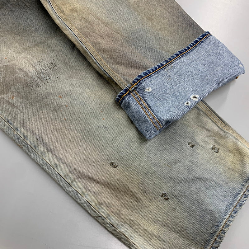 【中古品】【メンズ】 ANCELLM アンセルム #03 AGING01 DENIM PANTS ANC-PT98-A デニムパンツ ジーンズ ボトムス 151-251212-as-06-izu サイズ：2 カラー：インディゴ 万代Net店