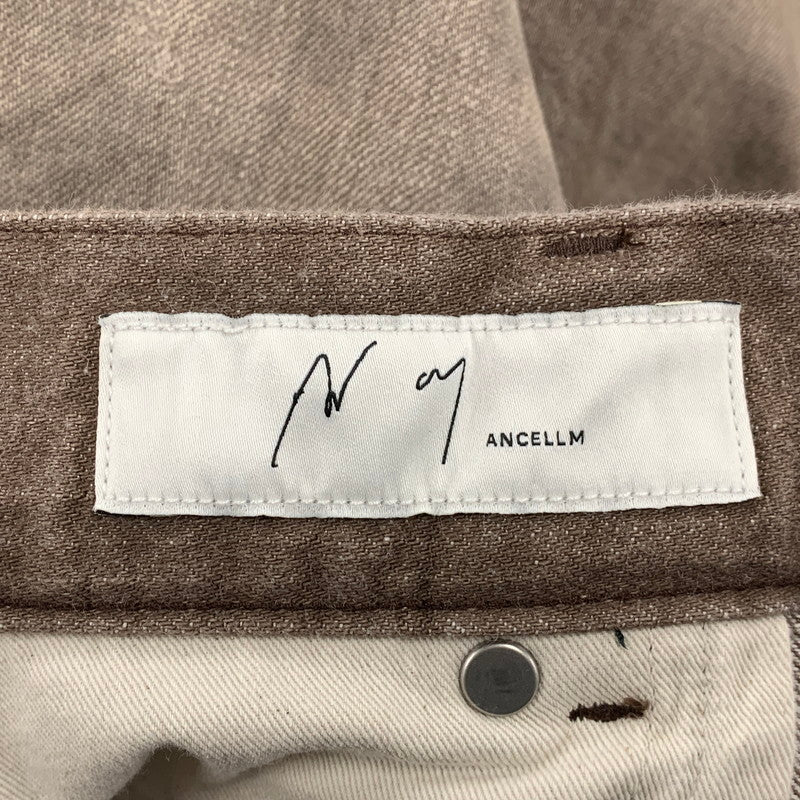【中古品】【メンズ】 ANCELLM アンセルム #01 AGING01 DENIM PANTS ANC-PT93-A デニムパンツ ジーンズ ボトムス 151-251212-as-05-izu サイズ：2 カラー：ブラウン 万代Net店