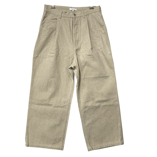 【中古美品】【メンズ】 KONTOR コントール DEEP TUCK WIDE STRAIGHT DENIM PANTS KON-PT04253 ディープタック ワイドストレートデニムパンツ ボトムス 151-251212-as-07-izu サイズ：2 カラー：SAND 万代Net店