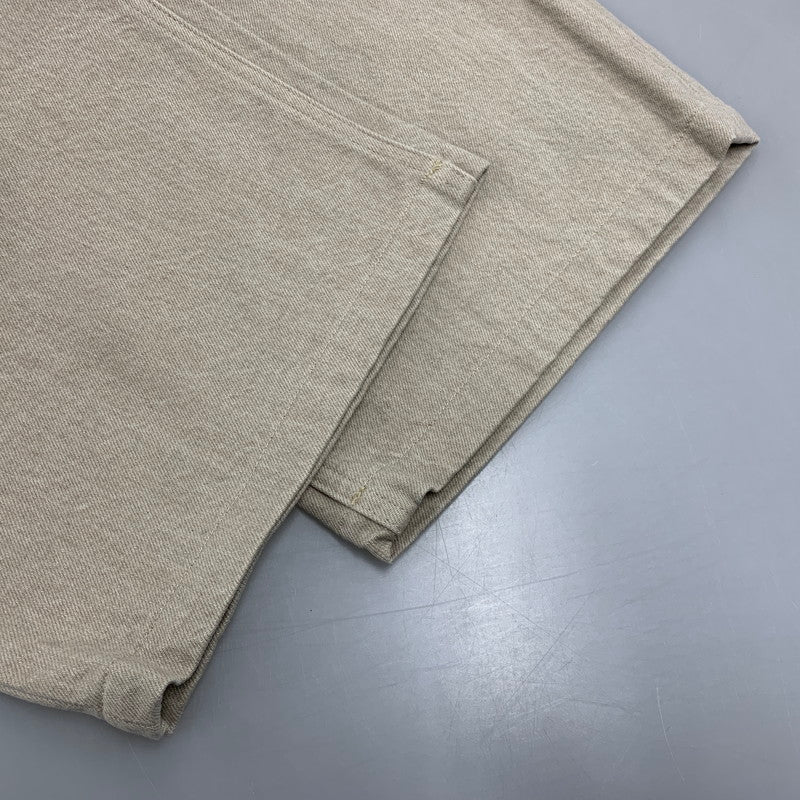 【中古美品】【メンズ】 KONTOR コントール DEEP TUCK WIDE STRAIGHT DENIM PANTS KON-PT04253 ディープタック ワイドストレートデニムパンツ ボトムス 151-251212-as-07-izu サイズ：2 カラー：SAND 万代Net店