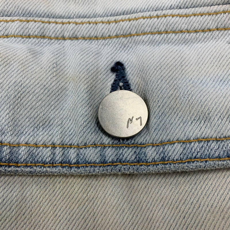 【中古美品】【メンズ】 ANCELLM アンセルム LAYERING COLOR DENIM JACKET ANC-JK67 レイヤリングカラー デニムジャケット アウター 140-251212-as-01-izu サイズ：1 カラー：インディゴ 万代Net店