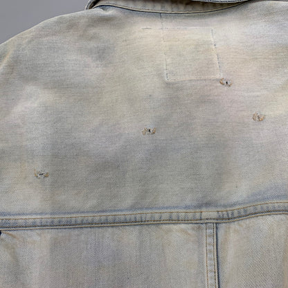 【中古美品】【メンズ】 ANCELLM アンセルム LAYERING COLOR DENIM JACKET ANC-JK67 レイヤリングカラー デニムジャケット アウター 140-251212-as-01-izu サイズ：1 カラー：インディゴ 万代Net店